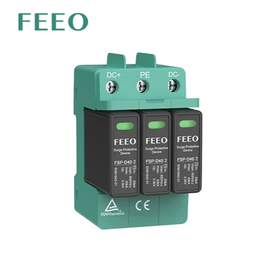 3P 1000VDC T2 সার্জ প্রতিরক্ষামূলক ডিভাইস